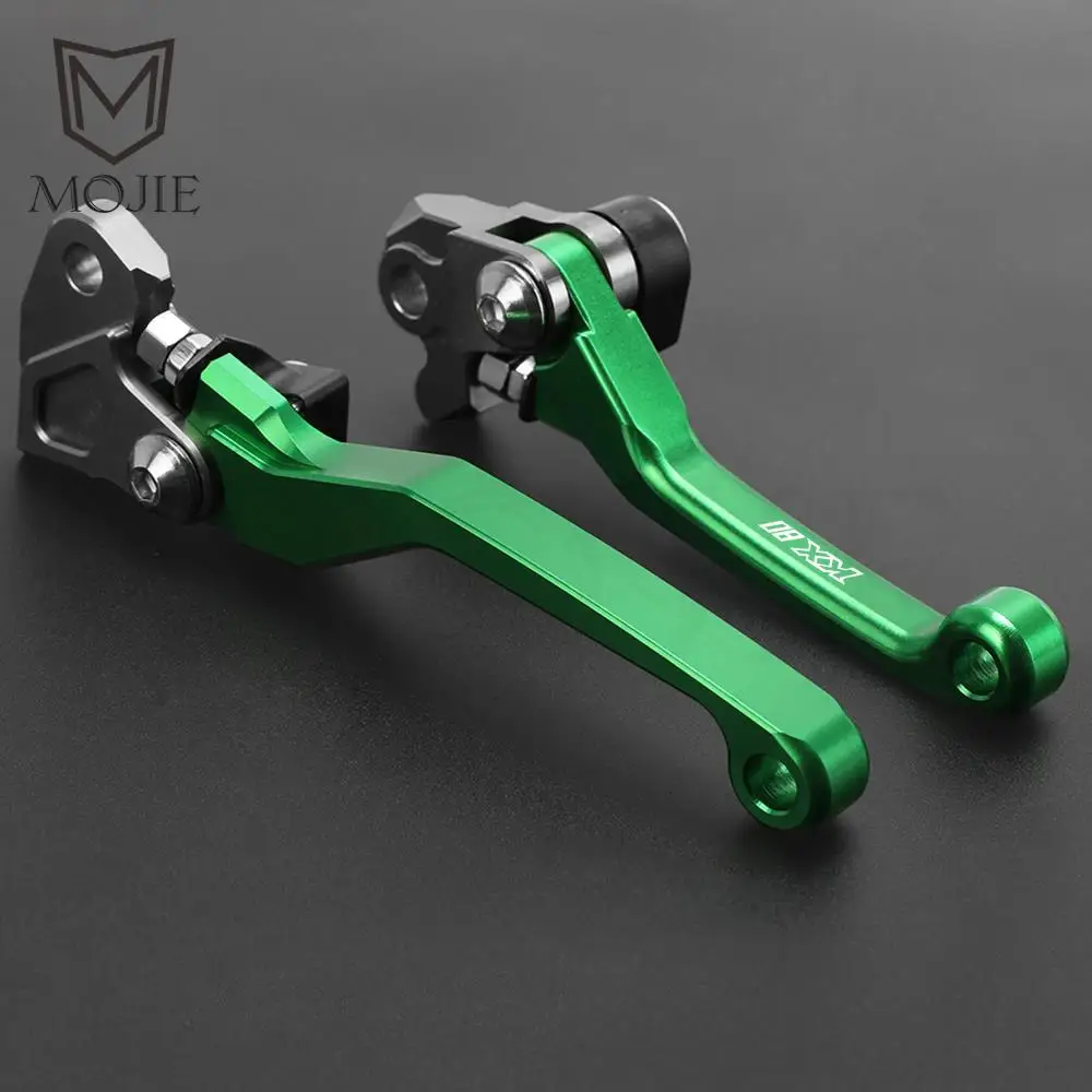 

KX80 Motorcycle Foldable Pivot Clutch Brake Lever FOR KAWASAKI KX 80 2001-2018 2017 2016 2015 2014 Dirt Bike Handle Hand Grips