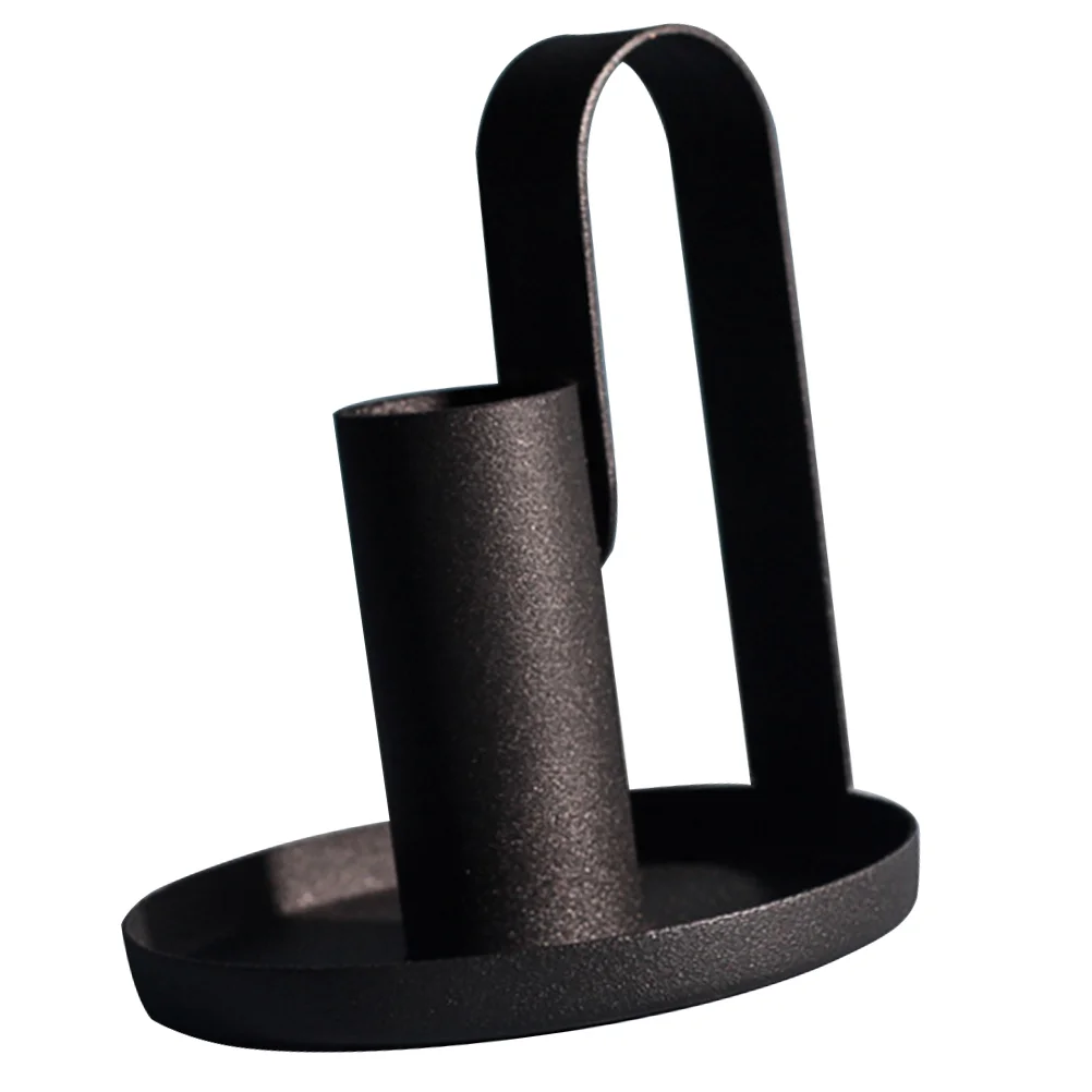 

1Pc Creative Stick Iron Holder Simple Chic Candlestick