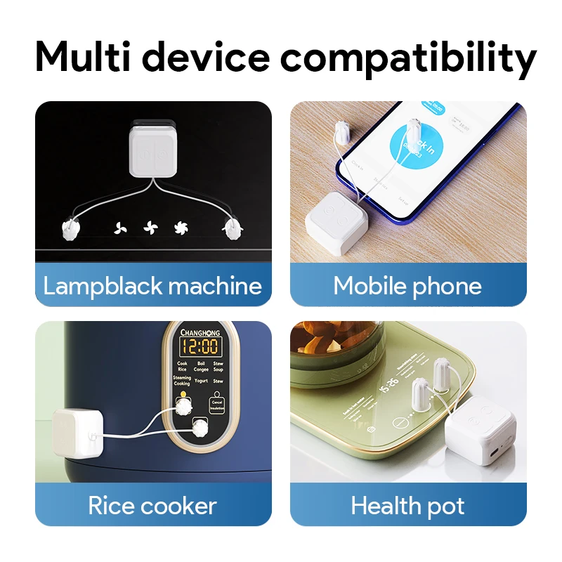 Фото Робот-палец Tuya с сенсорным экраном, Bluetooth Smart Fingerbot, перезаряжаемый Bluetooth, умный голосовой пульт дистанционного управления, кликер экрана времени №4