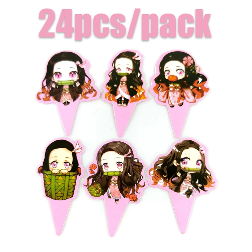 24 шт./партия детские украшения для торта