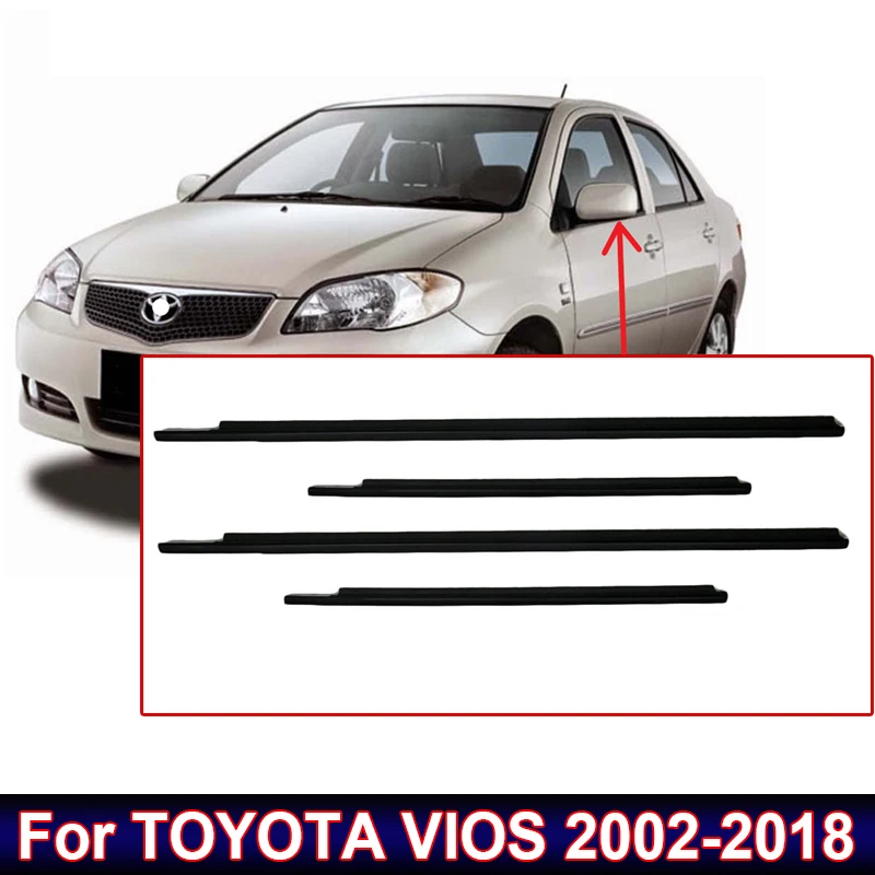 Car Accessories New Auto Weatherstrip Window Seal Window Moulding Trim Car Door And Window Glass Seals For TOYOTA VIOS 2002-2018 Car Accessories New Auto Weatherstrip Window Seal Window Moulding Trim Car Door And Window Glass Seals For TOYOTA VIOS 2002-2018