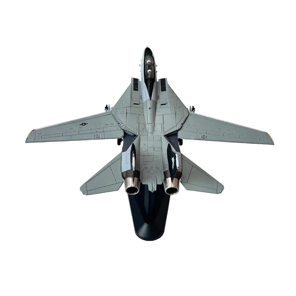 Масштаб 1/100 ВМС США Grumman F14 F-14B Jolly Rogers VF-103 Истребитель Металлическая игрушка Литая