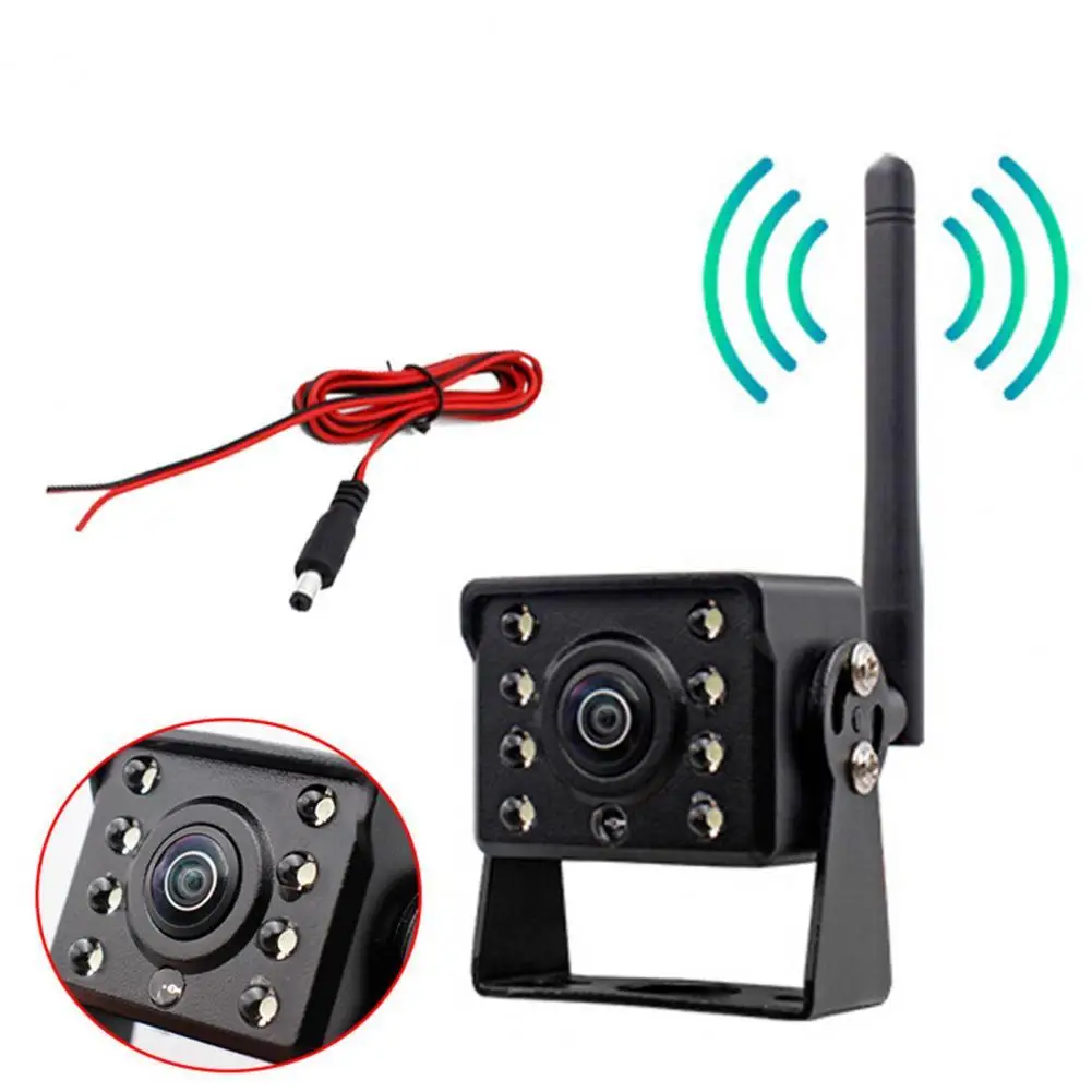 

Ultra HD Reversing Camera Wireless Rear View Camera WiFi Rreversing Camera 180° Wide Angle Night Vision Bus Truck Cam Waterproof