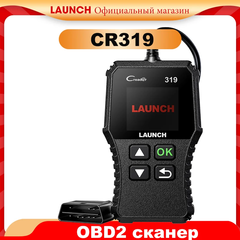 

LAUNCH Creader 319 CR319 автоматический считыватель кодов OBD2 сканер полный OBDII EOBD автомобильные инструменты Obd2 диагностический инструмент профессиональный