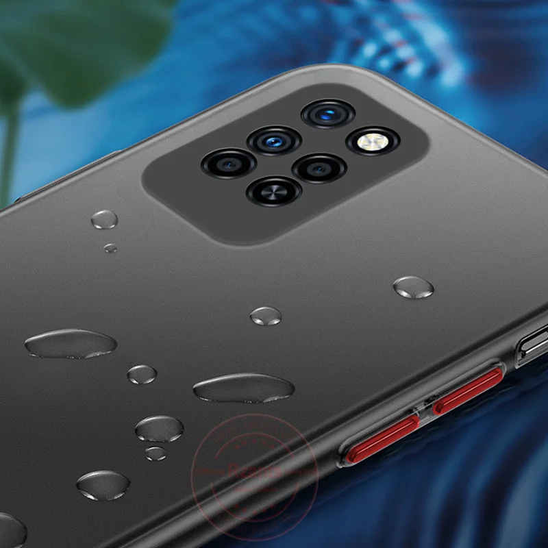 rzants for infinix note 10 pro frosted case uu thinmatte ultra thin translucent anti fingerprint phone casing free global shipping