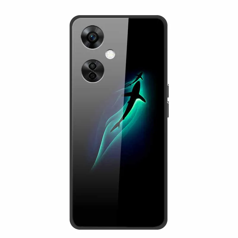 Роскошный чехол для телефона OnePlus Nord CE 3 Lite из закаленного стекла с изображением