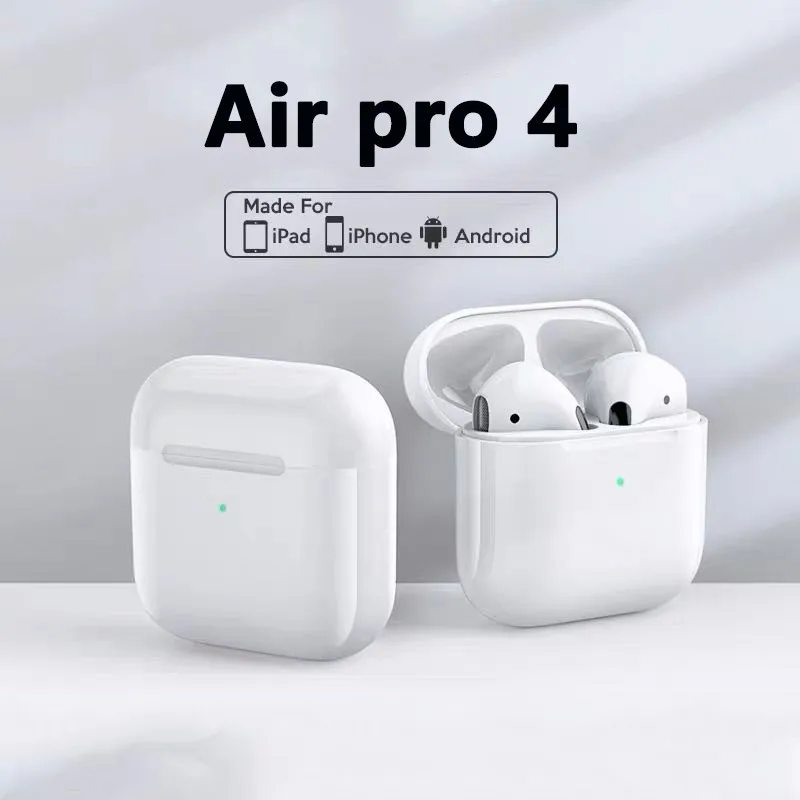 Pro 4 Wireless Bluetooth Earphone TWS Headphones HiFi Music Earbuds Sports Gaming Headset For Android IOS