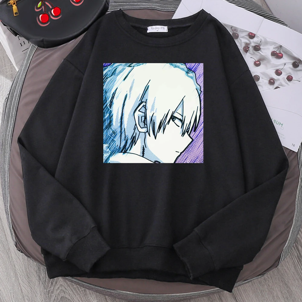 Мужские свитшоты с длинным рукавом и надписью My Hero Академия |