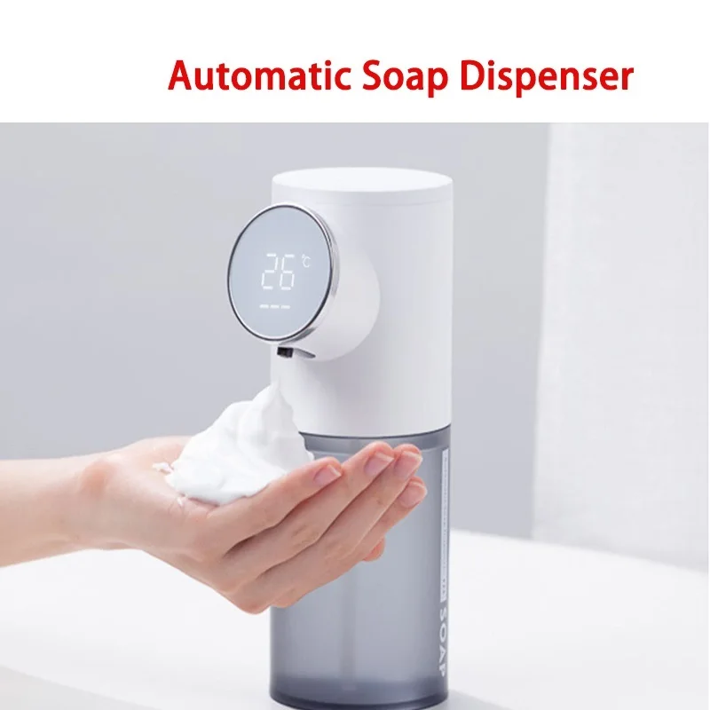 

For xiaomi Youpin Automatic Soap Dispenser USB Rechargeable 320ml Liquid Soap Dispensers Digital Display Foam Hand Sanitizer