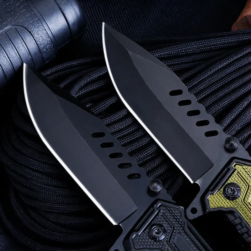 

8.2'' Folding Knife Tactical Folding Knife Steel Blade Knives Tactical Knives Utility Outdoor Camping Survival Pocket Knife Tool