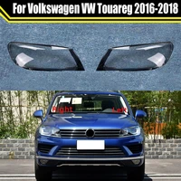 car headlight cover lens glass shell headlamp transparent lampshade auto head lamp caps for volkswagen vw touareg 2016 2017 2018