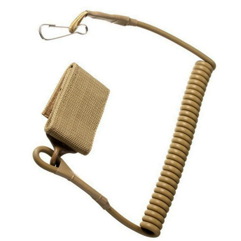 

Airsoft Tactical Single Point Pistol Handgun Spring Lanyard Sling Quick Release Shooting Hunting Strap Army Combat Gear
