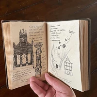 indiana jones grail diary prop replica diary with hiddenprecious deposits avid movie fans gift retro spiral notebook notepad hot