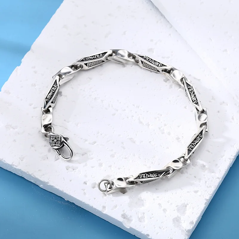 Рисунок 2 - Прочный мощный браслет из серебра S925 пробы