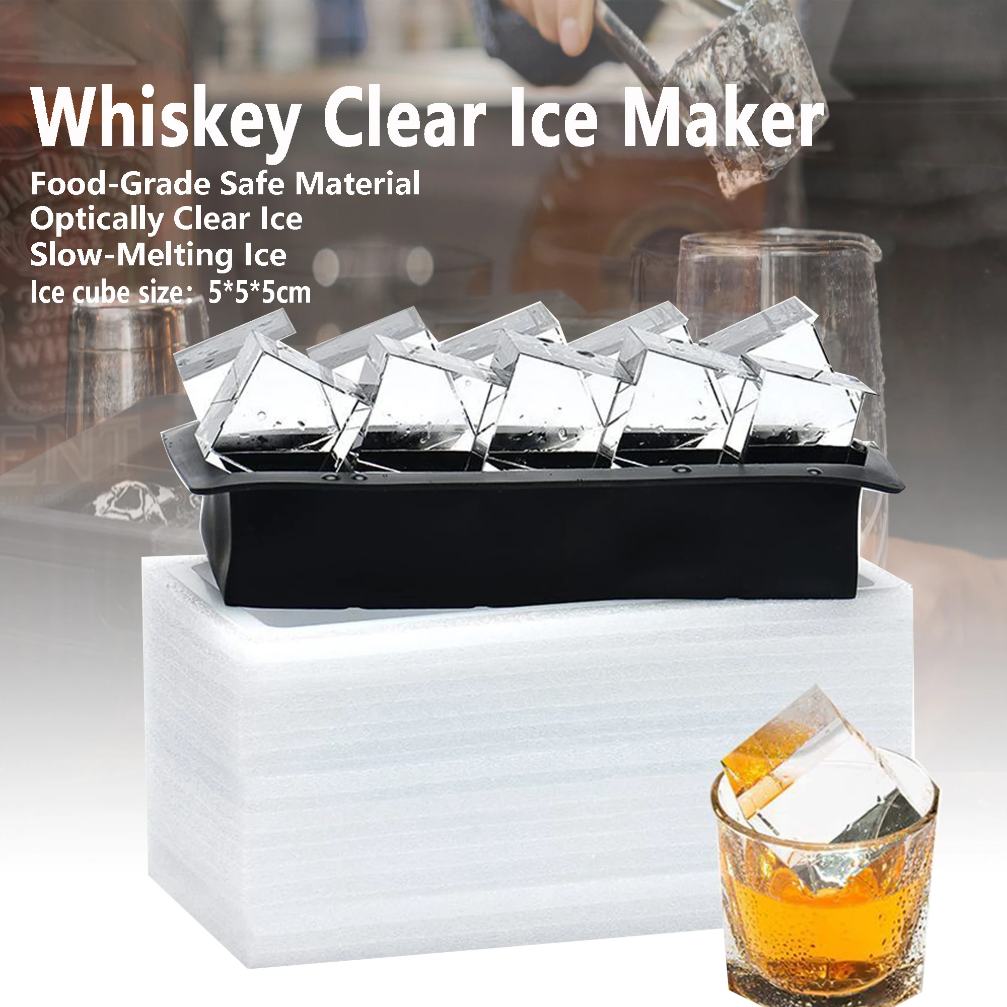 

Прозрачная силиконовая форма для льда