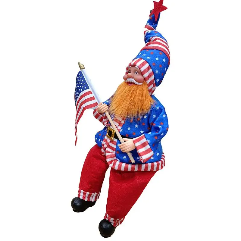 

4th Of July Decorations Uncle Doll Independence Day Table Decorations 4th Of July Ornaments Uncle Sam Figurines Patriotic Decor