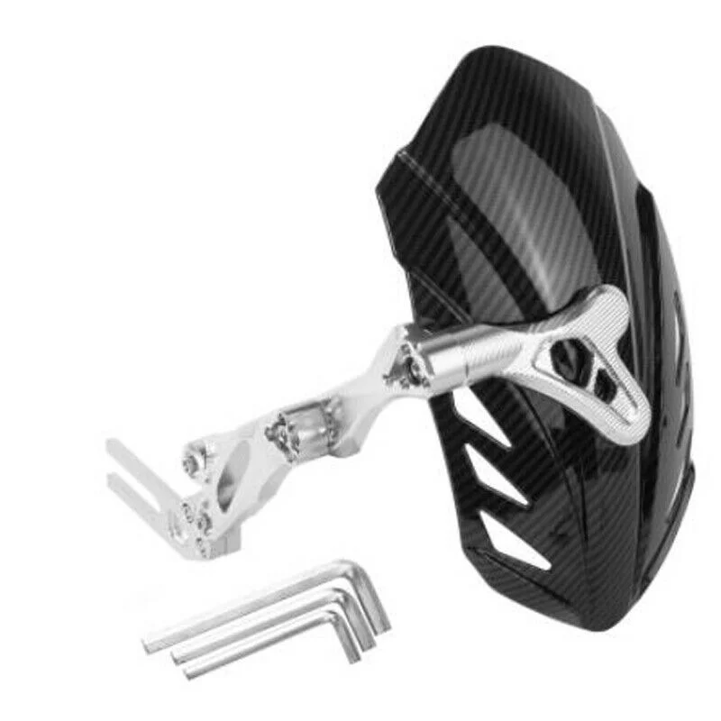 

Motorcycle ATV Rear Wheel Fender Mudguard Splash Guard w/Bracket Adjustable Kit