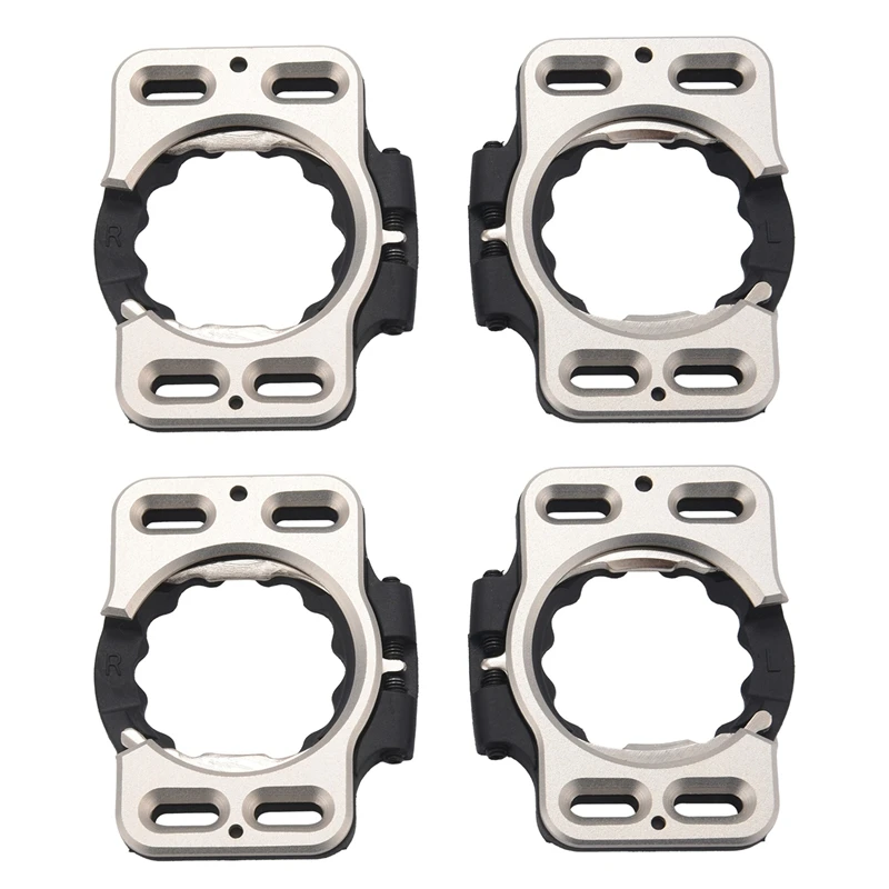 

2 Pair Quick Release Parts Aluminum Alloy Cleat Cover Lightweight Pedal Clip Riding Durable Road Bike For Speedplay Zero