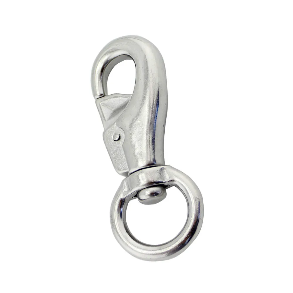 

Поворотный крючок с зажимом для глаз, нержавеющая сталь 304, 100 мм, карабин для подвешивания гамака, комплект