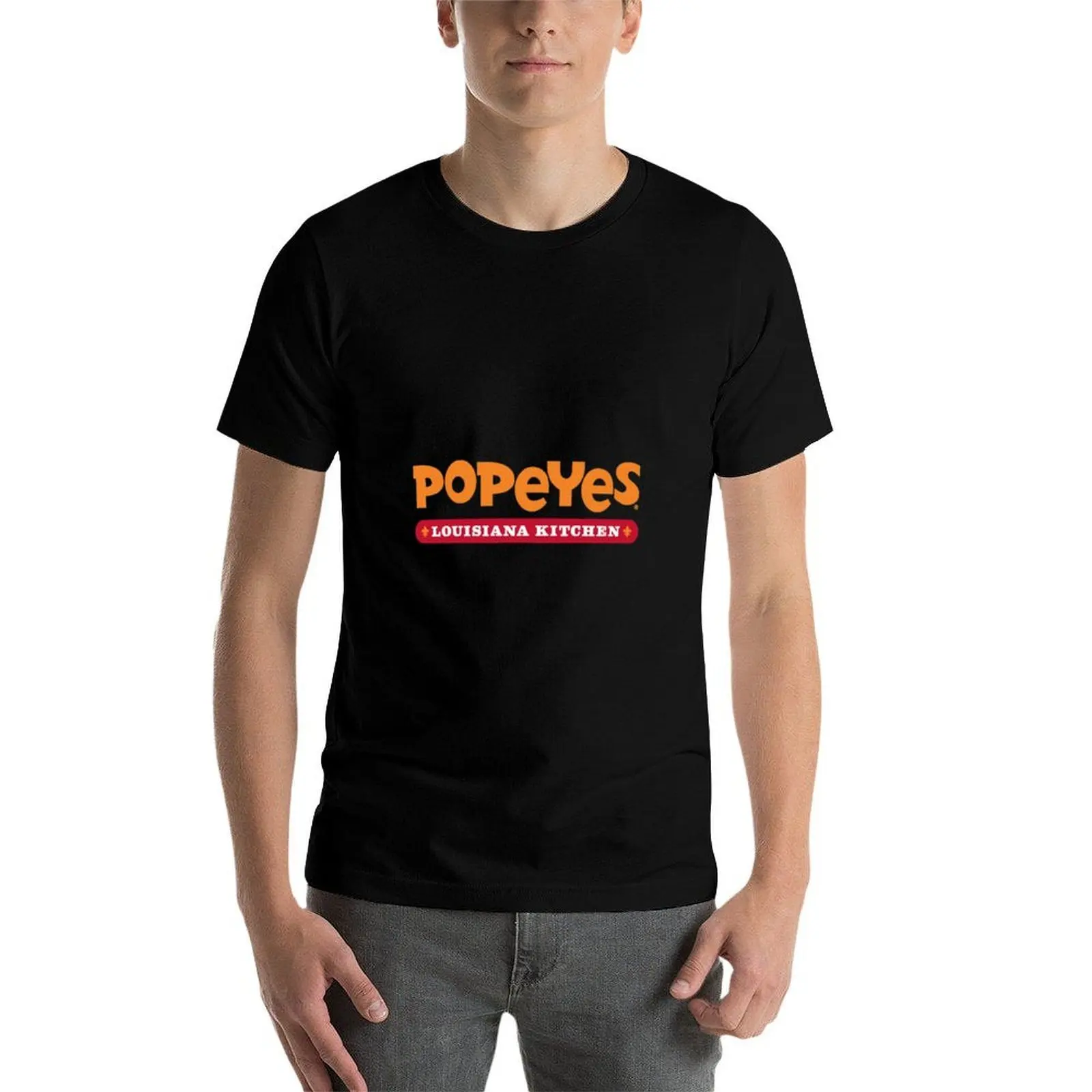Фото Футболка Popeyes Louisiana Kitchen22 с современным принтом, повседневная футболка №4