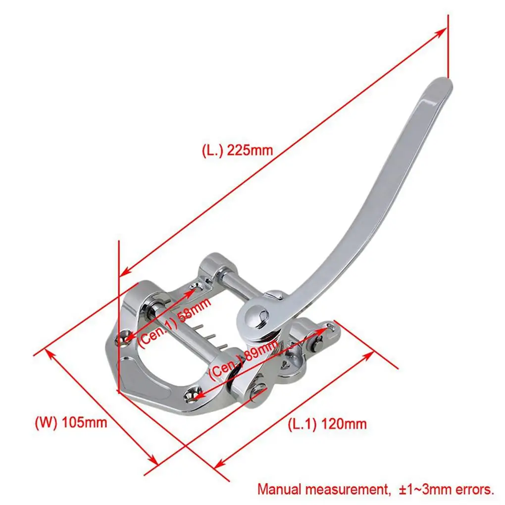 

Guitar Tremolo Vibrato Bridge Top Body Tremolo Jazz Guitar Vibrato for Tele SG LP ETC ES335 Jazz Electric Guitar