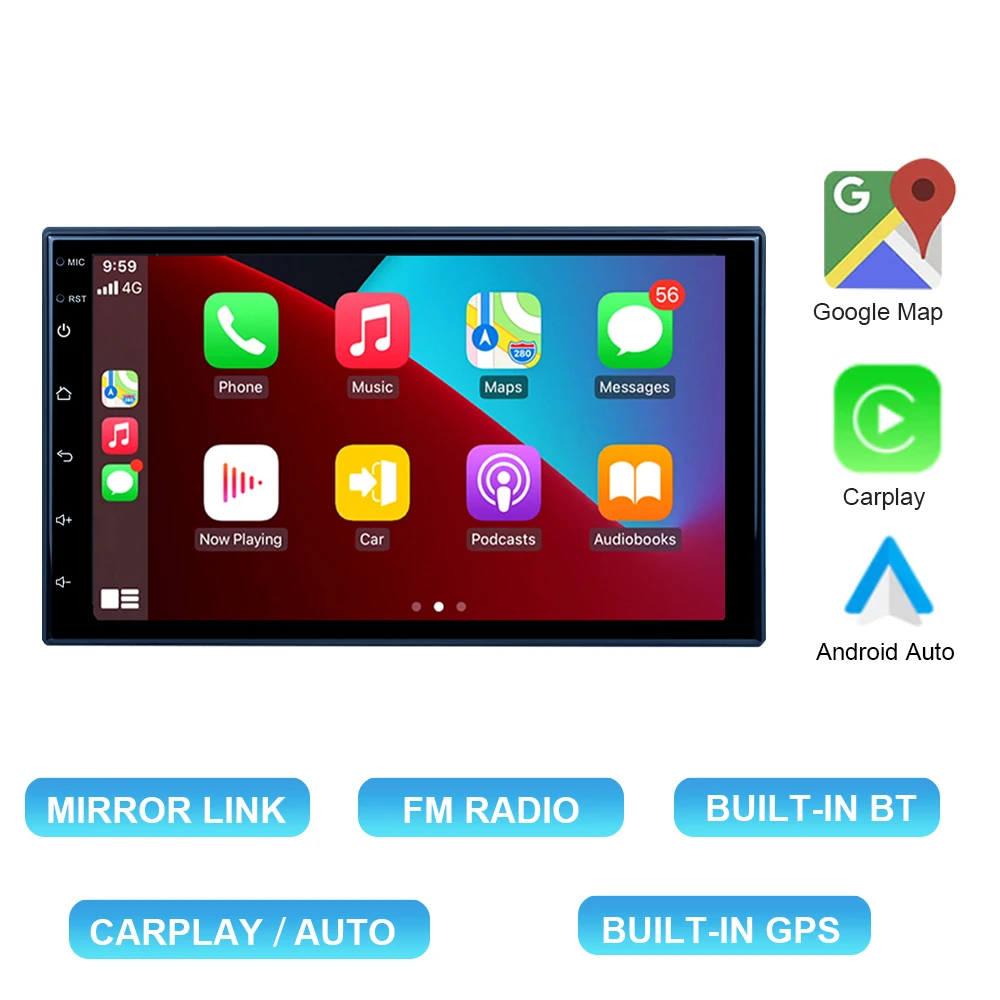 Автомобильная Мультимедийная система 2 Din GPS 7 дюймов |