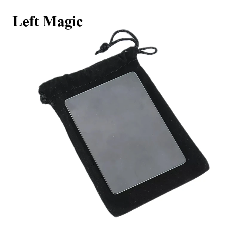 Привидение стекло-Размер покера магические трюки выбранная карточка появляются