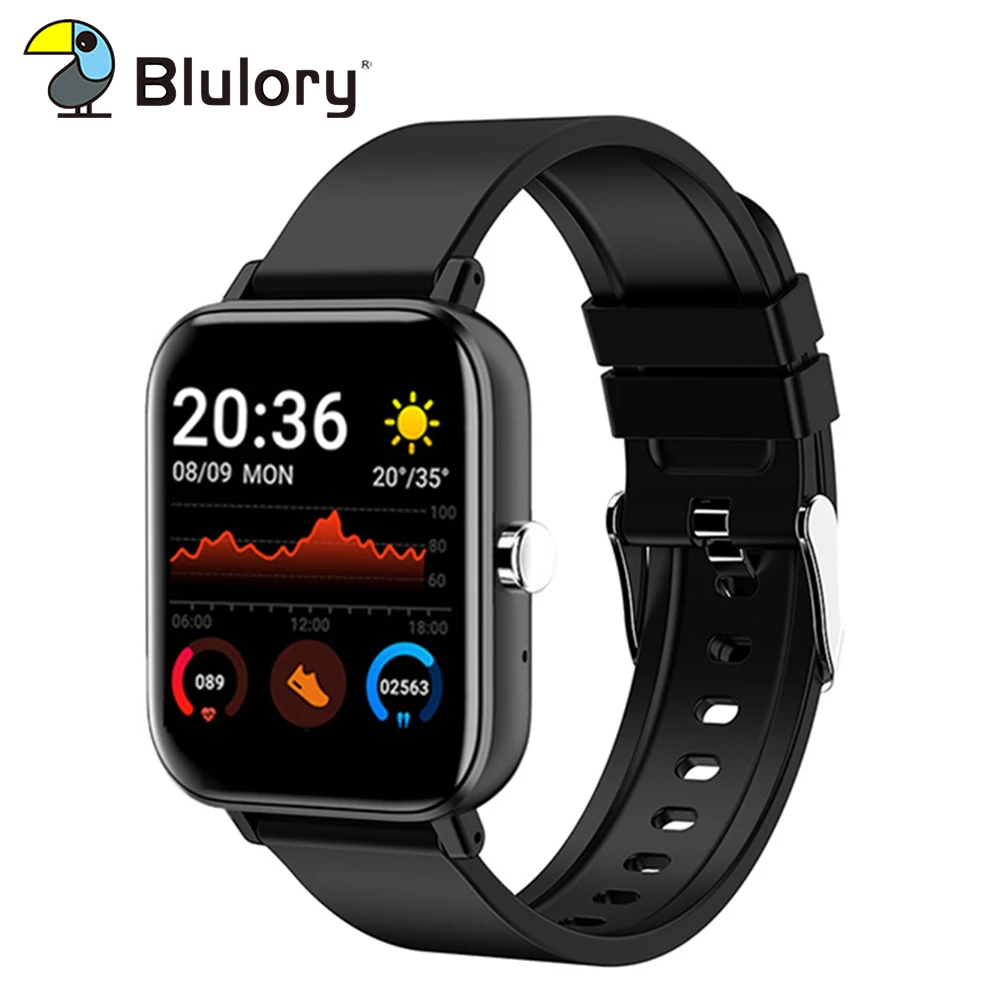 

Blulory Smart Watch Men Women Heart Rate Blood Pressure Monitoring Fitness Tracker Bluetooth Call Smart Clock Mens Smartwatch