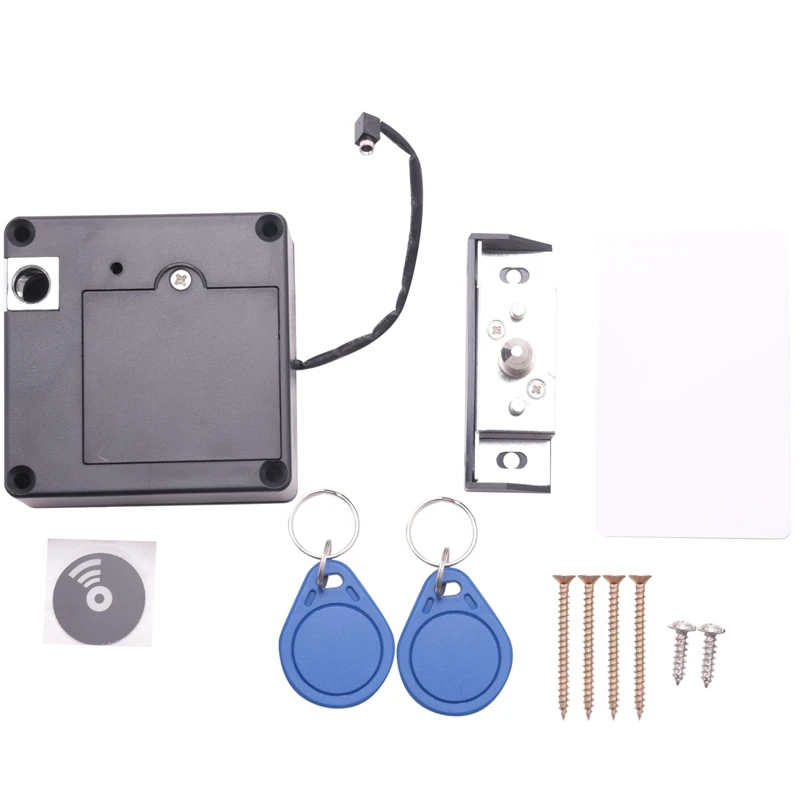 

Умный электронный замок для шкафа с RFID, без отверстий, легко устанавливается, шкафчик для мебели, гардеробный, дверной замок с двумя Ca