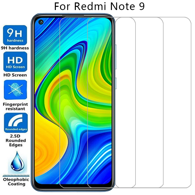 Защита экрана для xiaomi redmi note 9 защитное закаленное стекло на note9 не not9 пленка 9h xiomi