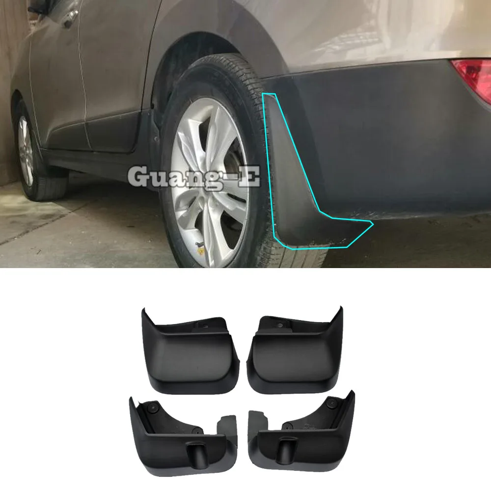 

For Subaru Forester 2008 2009 2010 2011 2012 Car Plastic Fender Soft Mudguard Protection Flap Splash Mud Guard Frame Parts 4PCS
