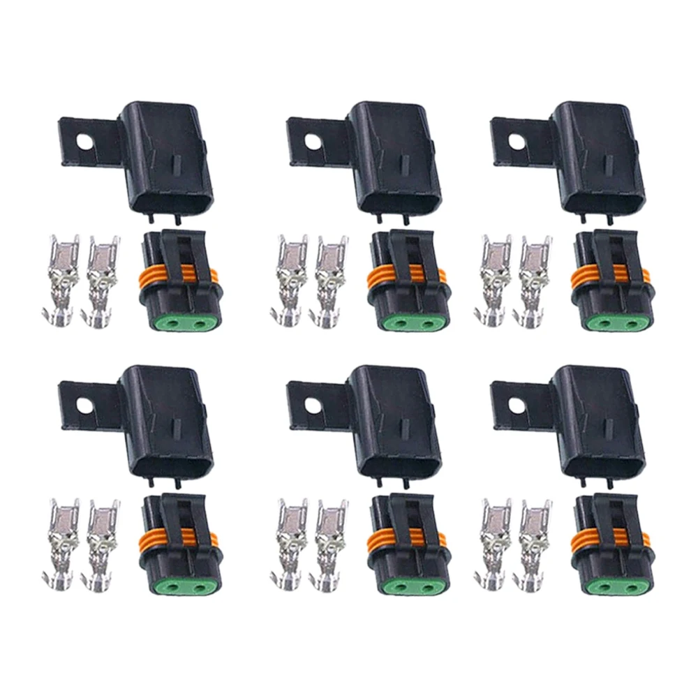 

6PCS ATO ATC Fuse Holder Assembly ATC Waterproof Sealed Fuse Socket Kit Splice Existing Wire Kit