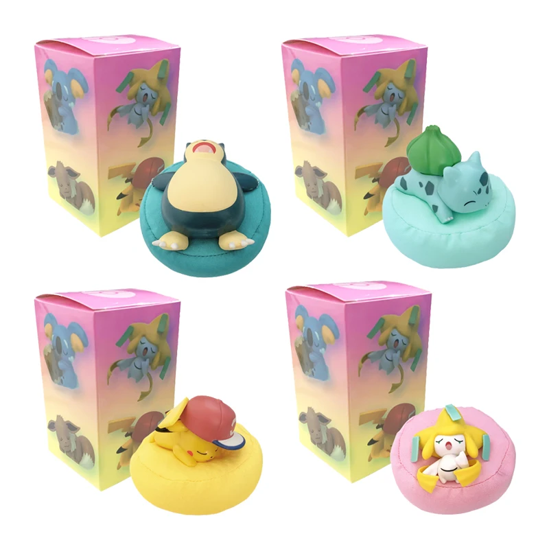 Фигурки покемонов, 6 стилей, Пикачу, джирачи, Eevee Komala, семейная экшн-фигурка со спящей звездной мечтой, мультяшный подарок на день рождения