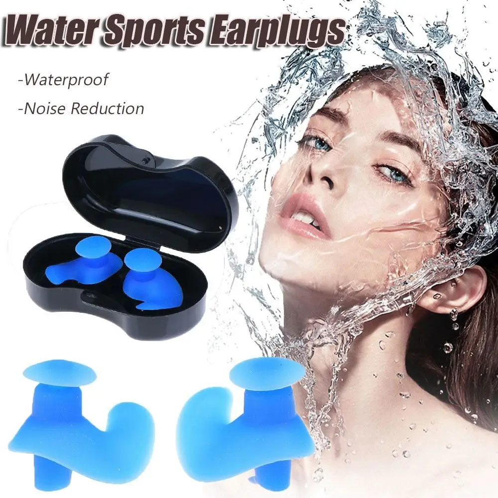 

Soft Silicone Reusable Ear Plugs For Sleep Water Sports Swimming Ear Protector Noise Cancelling Earplugs