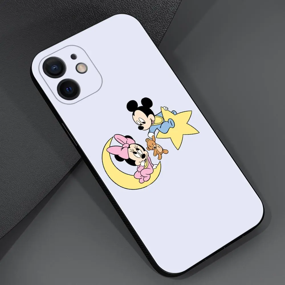 Чехол для Apple iPhone 13 12 11 Pro Max Mini XS XR X 7 8 6 6S Plus 5 ярких цветов 2020 чехол телефона с Минни