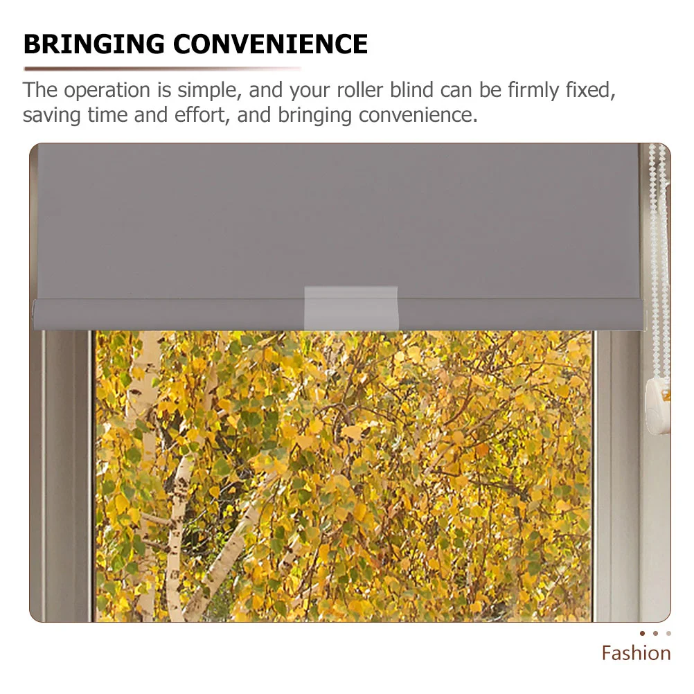 2 Pcs Roller Blind Cloth Clip Window Shade Blinds Curtains Shutters Rolling Fixing Pulls Wireless Cordless