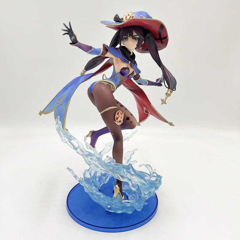 

25cm Genshin Impact Mona Anime Figure Astral Reflection Mona Action Figure Hu Tao/Paimon/Klee/Qiqi Figure Collectible Doll Toys