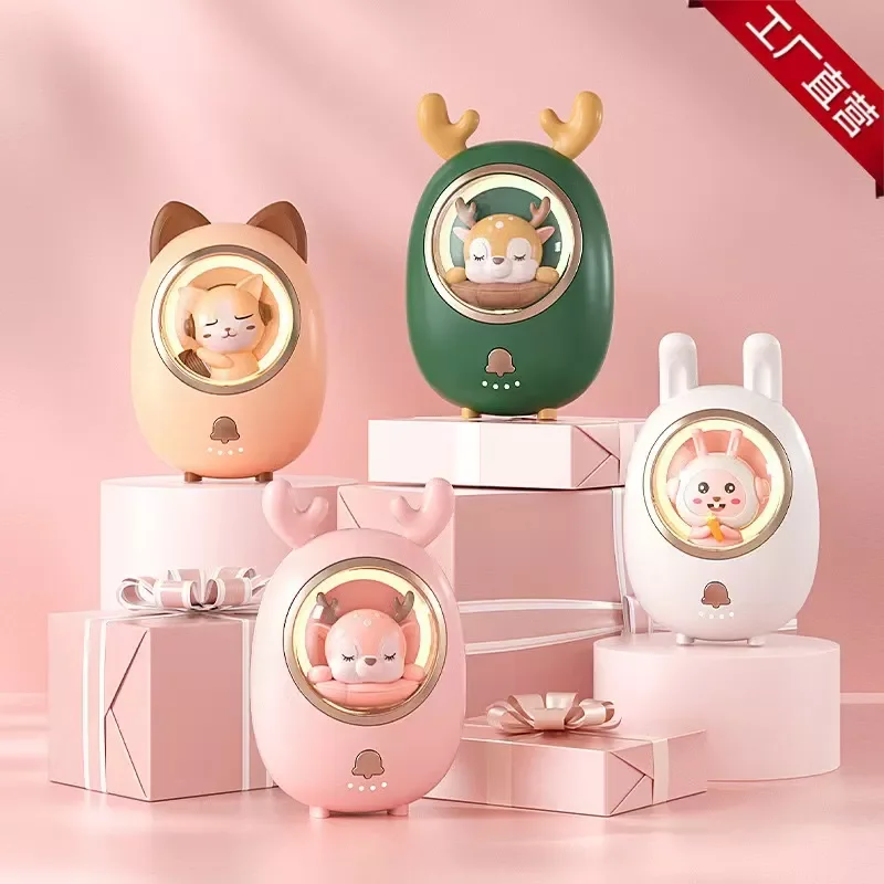 

2023New New product star pet warm hand treasure usb charging treasure two-in-one winter gift ornaments mini portable warm baby