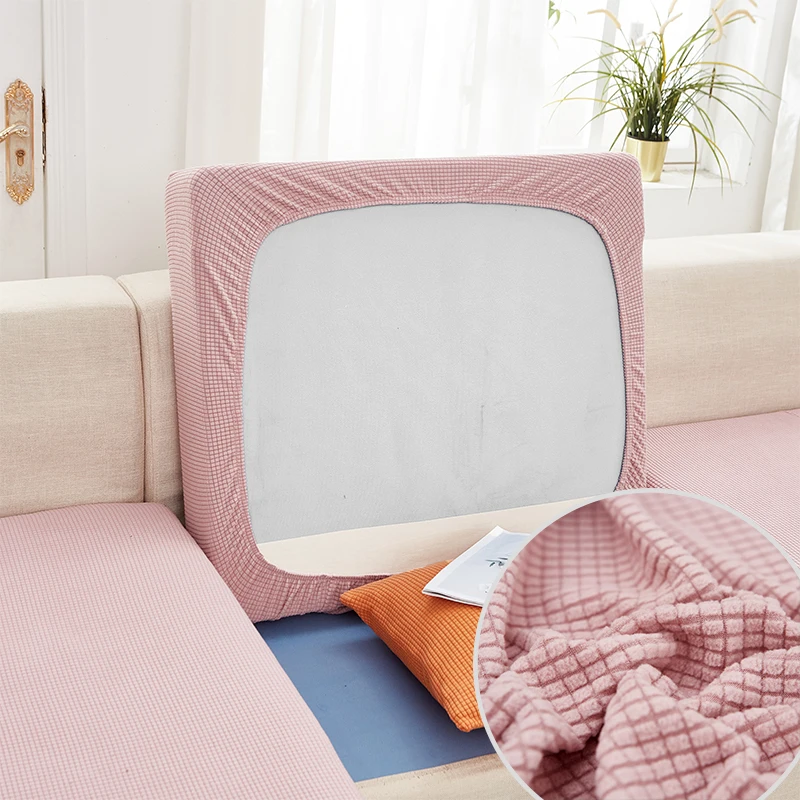 

Sofa Cushion Cover Jacquard Living Room Corner Couch Slipcover Chair Covers Pet Anti-Scratch Removable Washable 1/2/3/4 Seats