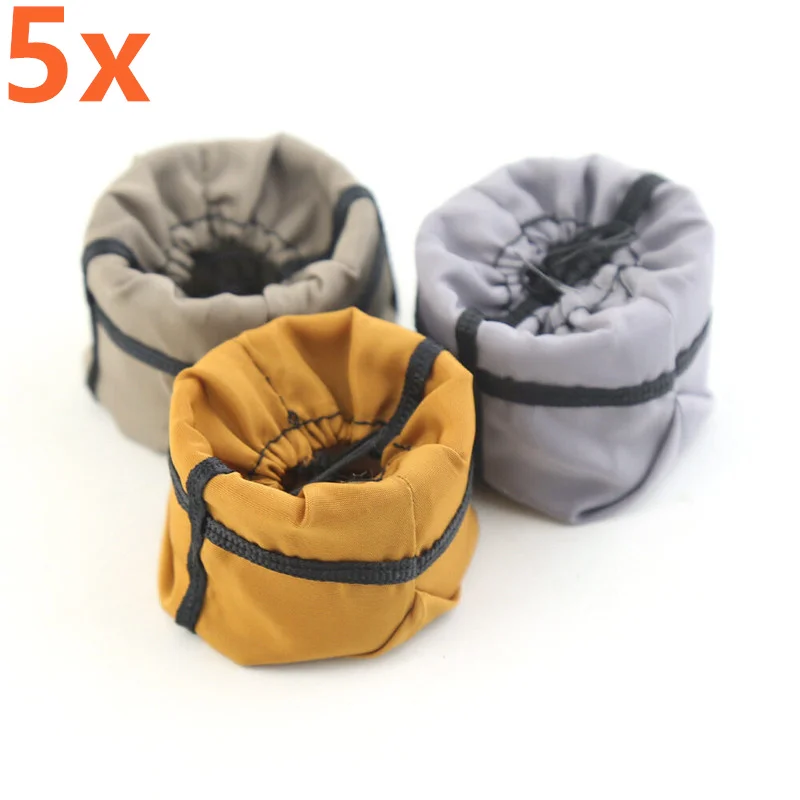 5Pcs Mini Pot Bag Luggage Simulation Mood Scene Decoration Wrangler Bronco Defender 1/10 Scx10 Universal RC Crawler Car