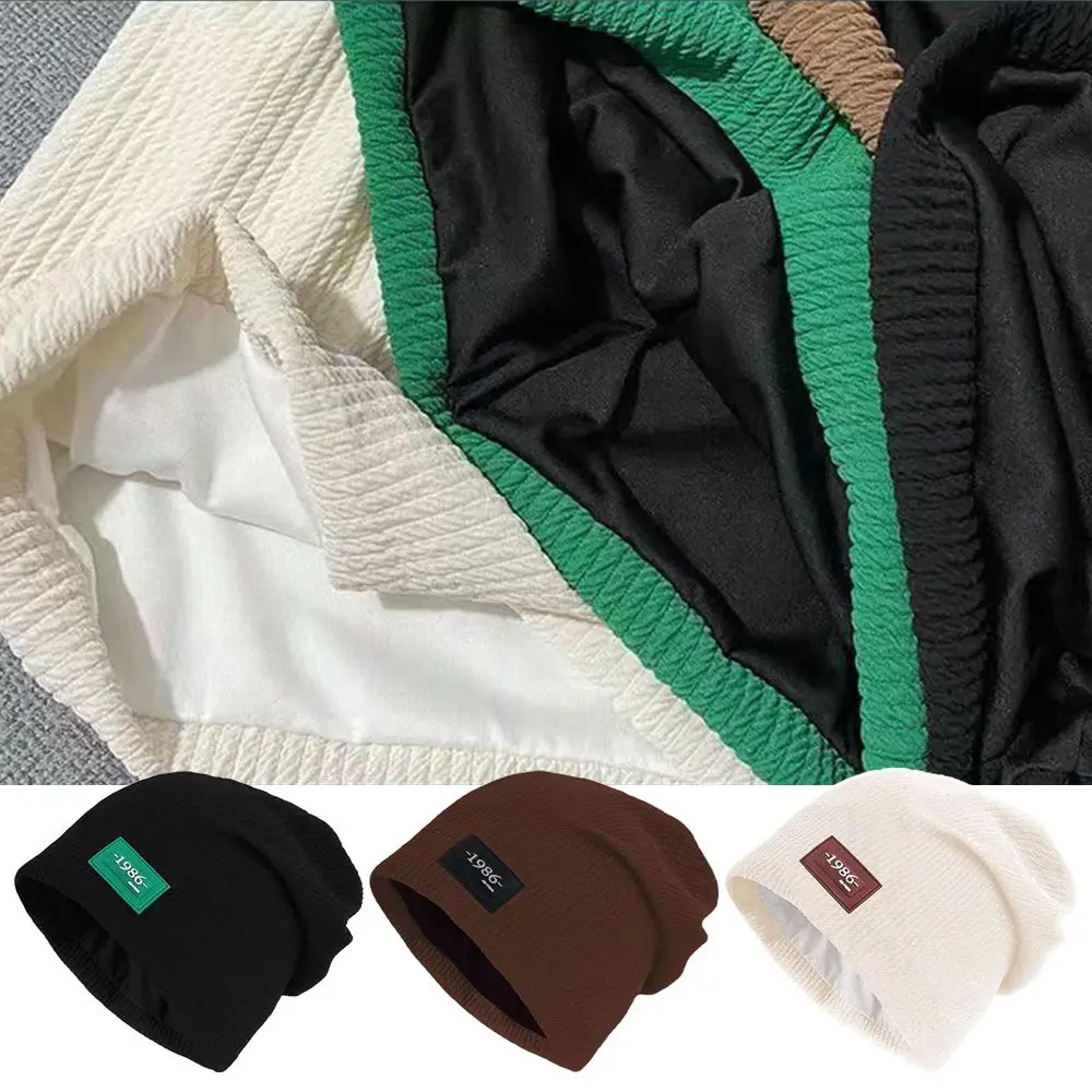 

Высококачественная однотонная Милая женская/мужская повседневная шапка, теплая шапочка, женские облегающие шапки, вязаные облегающие шапки, зимние осенние шапки