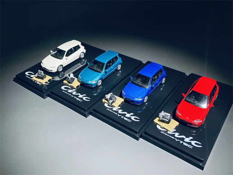 

Hobby 1/64 civic Initial D EG6 SIR прикрепленная модель двигателя, коллекция автомобилей, ограниченный выпуск, игрушечный автомобиль