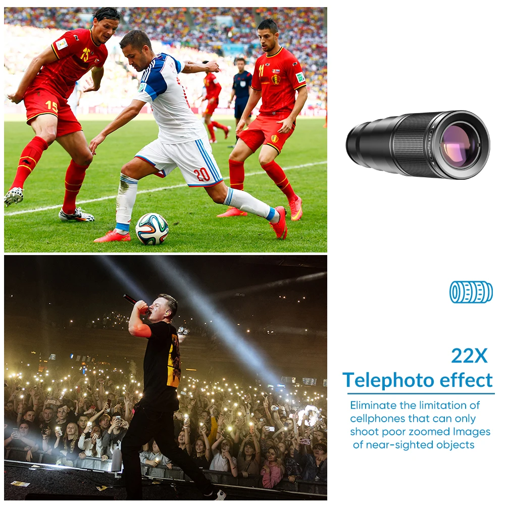 APEXEL 10 in 1  Mobile phone Lens Telephoto Fisheye lens Wide Angle Macro Lens+CPL/Flow/Radial/Star Filter for all smartphones