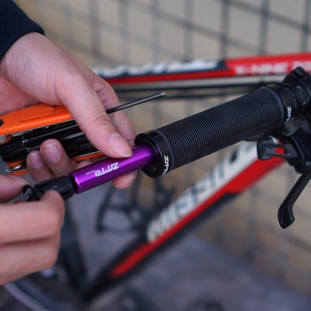 

Bike Repairing Tool Tool Tubeless With Bar ZTTO 21.5g/ 0.8oz Aluminum Alloy End Cap End Hidden Tool Rubber Strip