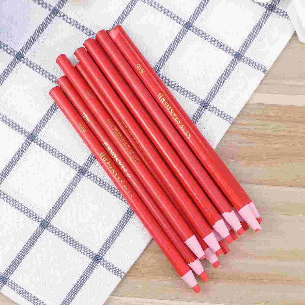 

Pack of 12 China Marker Grease Pencils String Paper Wrapped Wax Colored Pencils Drawing Pencils Set 17cm ( Red )