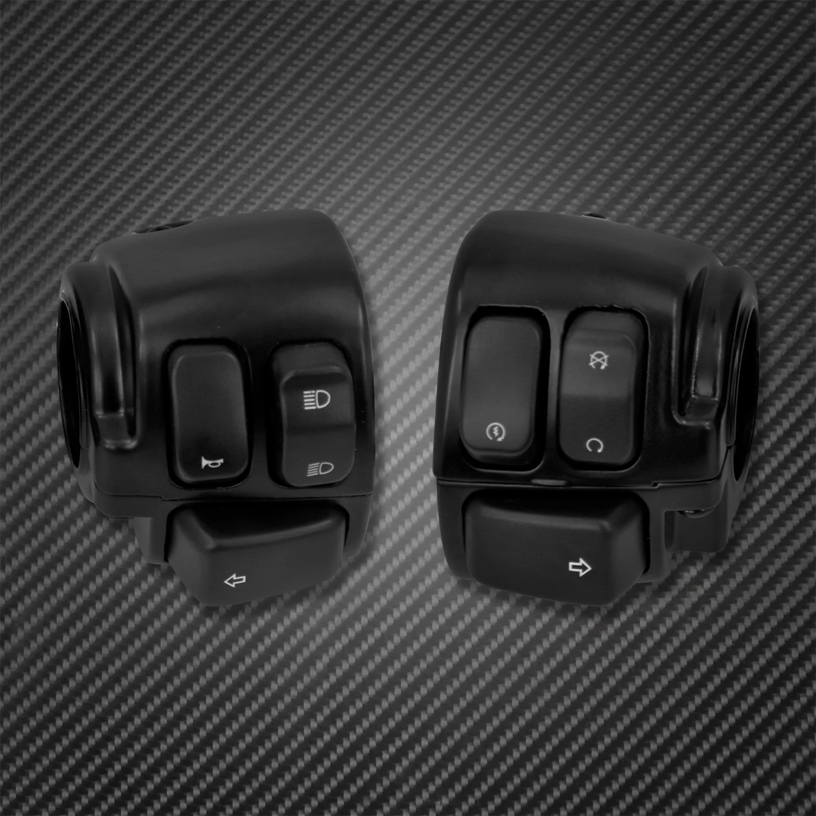 Мотоцикл черный 1 &quotРуль управления поворотным сигналом переключатель для Harley