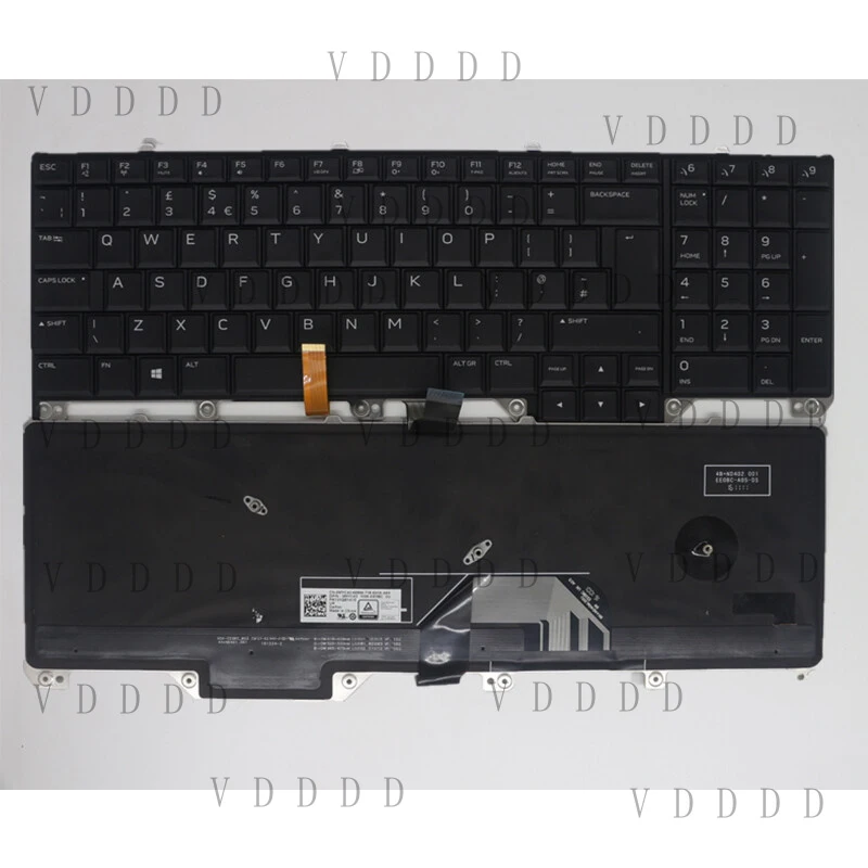 Фото Клавиатура с подсветкой для ноутбука Dell Alienware 17 R4 R5 PK131QB1A15 №1