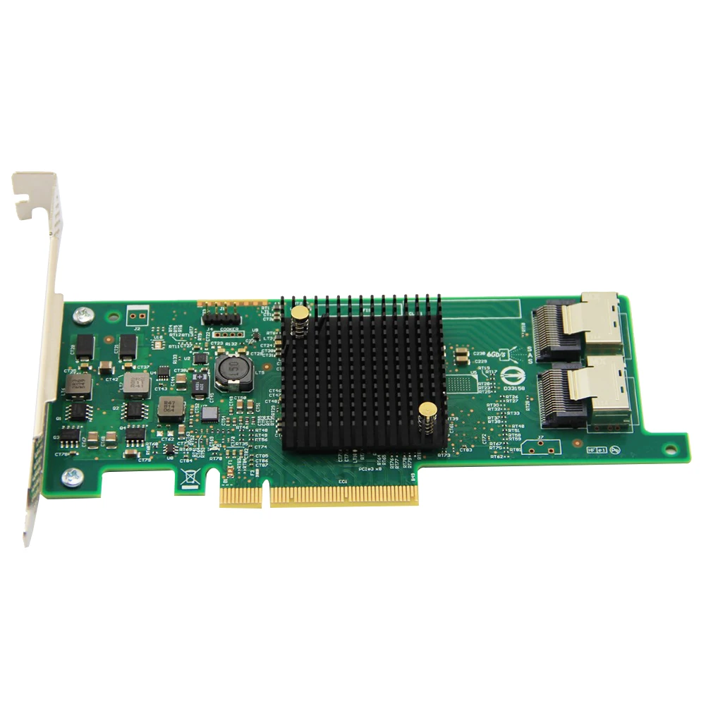 PCI-E Host Bus Adapter SAS 9207-8I KIT 8-Port 6Gbps SATA + SAS PCI-E 3.0 HBA Kit 8 Port 6Gbps SAS 9207-8I SGL