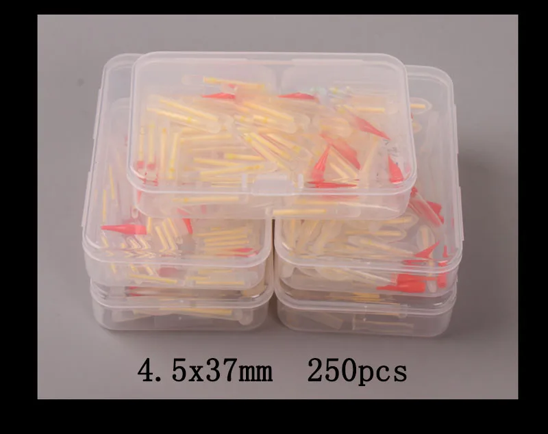 250pcs Chemical Luminous Glow light Stick Night Fishing Float sticks Lights in Green Color fishing accessories B267