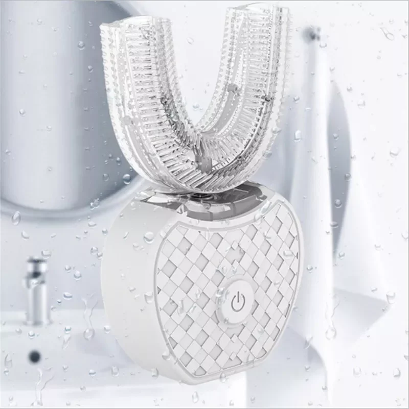 

360 Degree Automatic Sonic Electric Toothbrush Ultrasonic Tooth Brush USB Rechargeable 4 Mode Teeth Cleaning 60ML Toothpaste